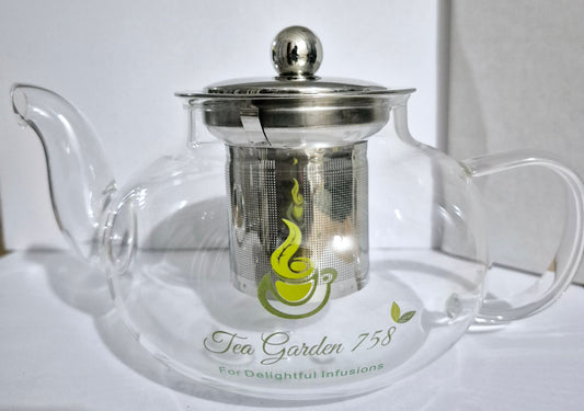 Tea Garden 758 600ml Glass Teapot