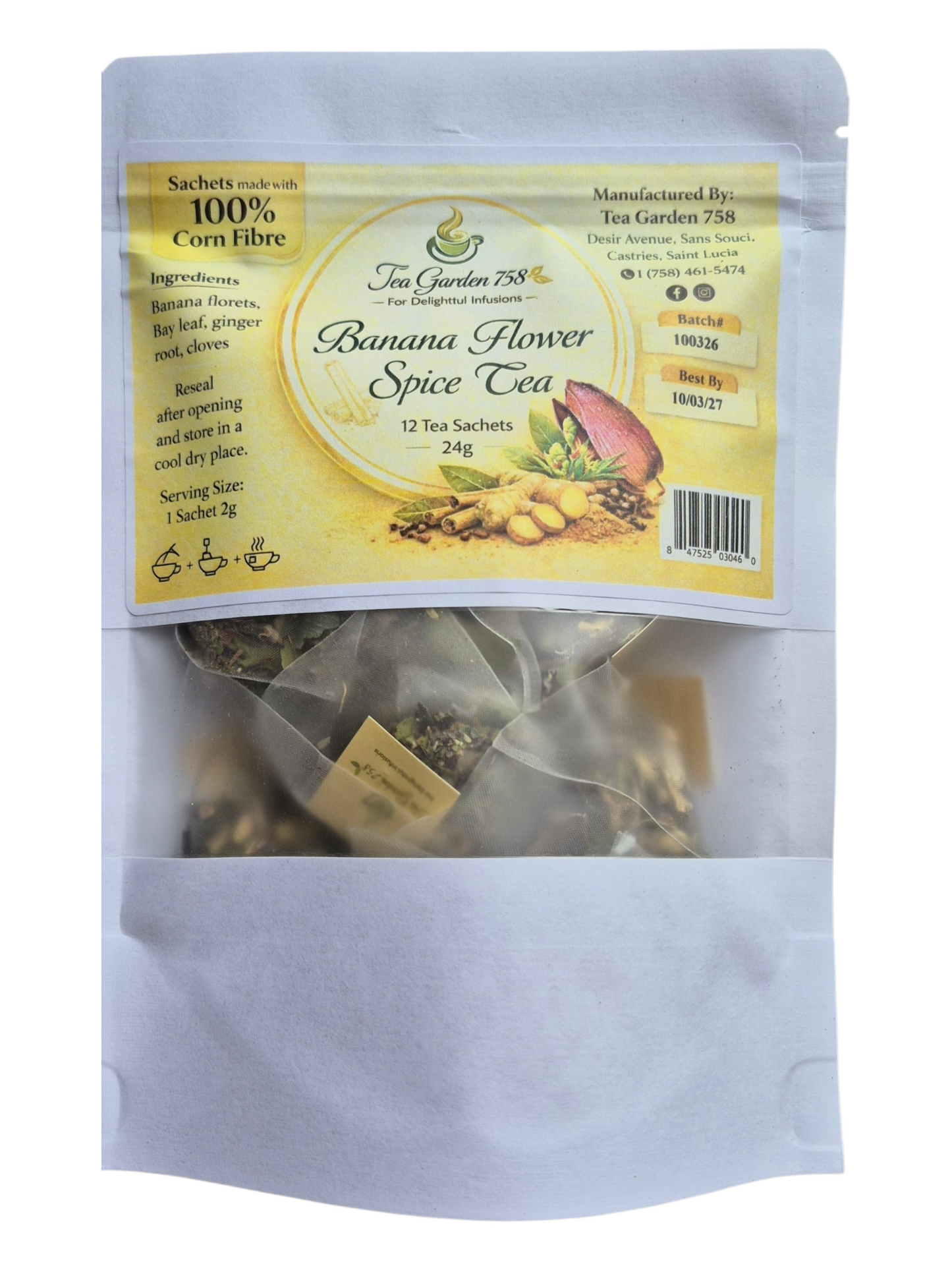 Banana Flower Spice Tea